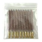 Gun cleaning brush bronze wires bore cleaner kit 10 pcs/poly bag