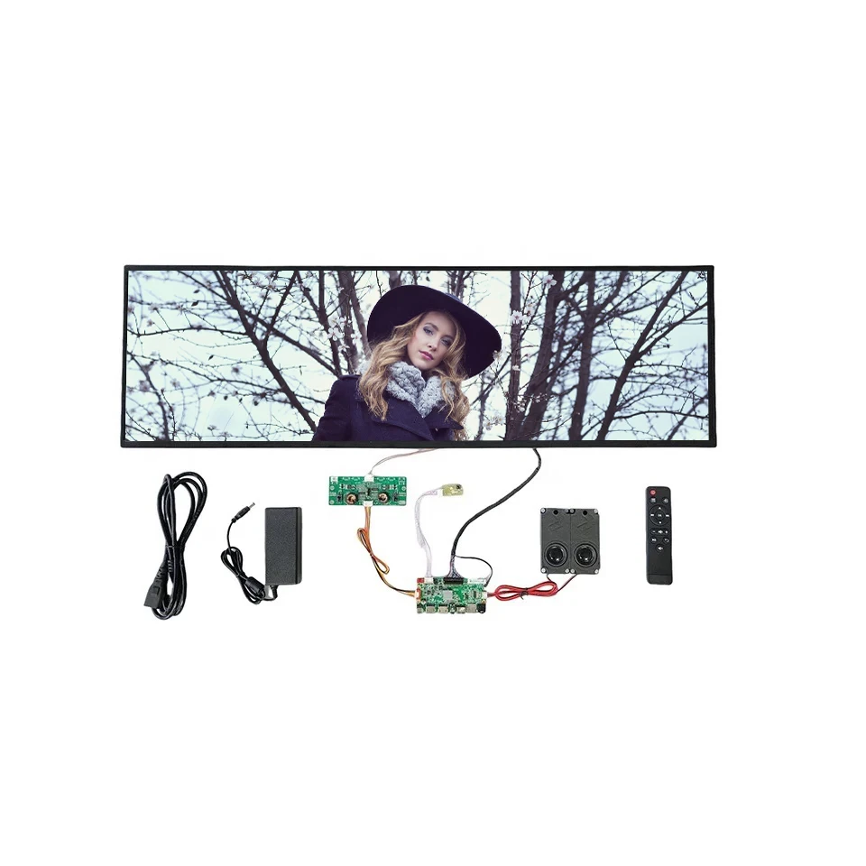 BOE 37-Inch Stretched Bar TFT LCD Panel 1920x540 Resolution with 700cd/m2 Backlight Store Shelf Display Screen DV370FBM-N10