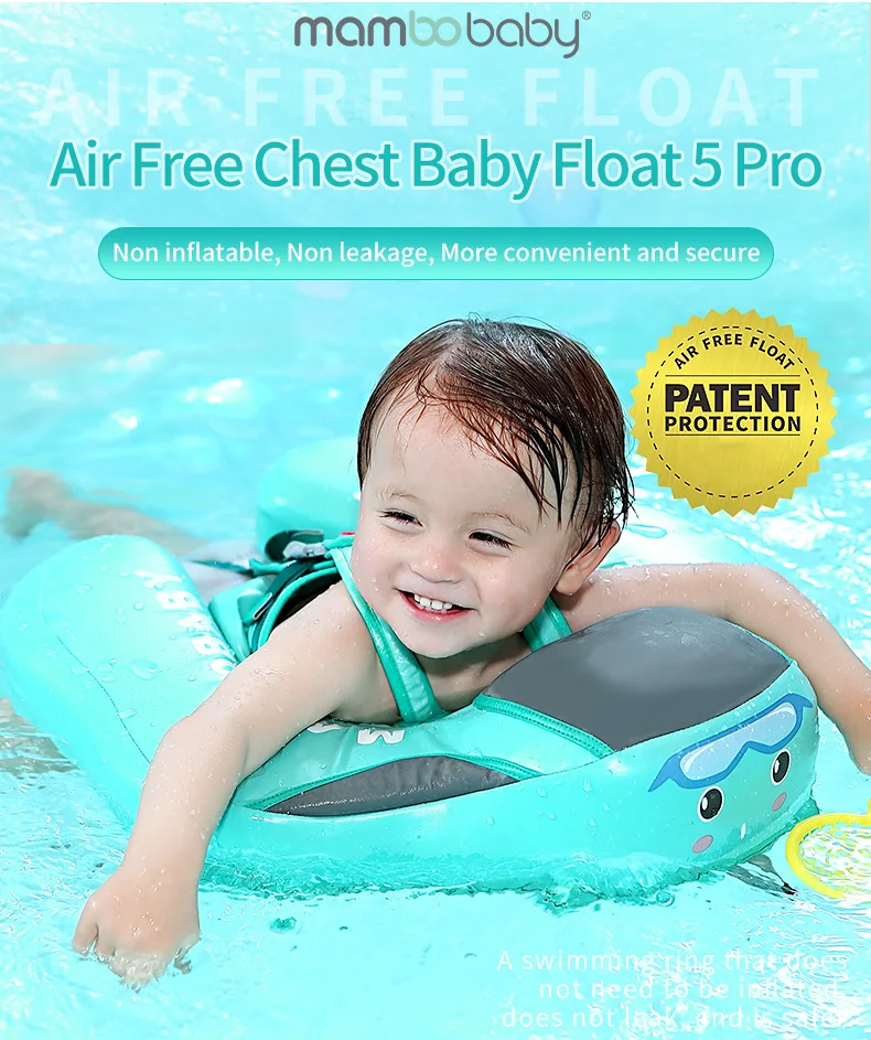 2021 Hot Sale Factory Mambobaby Solid Noninflatable Baby Pool Float With Canopy Airfree