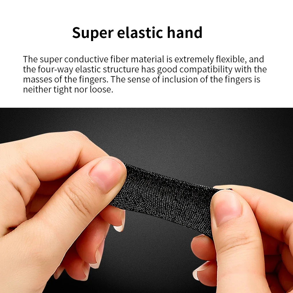 Gaming Finger Sleeve Sweatproof Anti-slip Touch Screen Fingertip Thumb Finger Gloves for aperçu 4