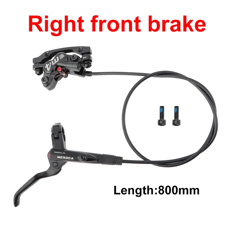 Высококачественный четырехпоршневой велосипедный гидравлический тормоз Meroca MT420 800 1400 мм передний левый комплект