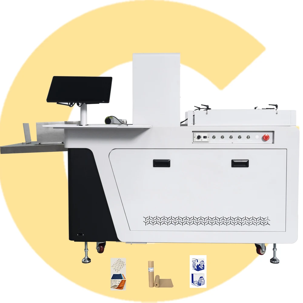 Giftec 2025 Multi-functional Single Pass Printer Roll to Roll Print Directly on Gift Paper Packaging Printing Machine