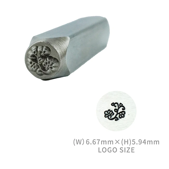 Jarchii Metal Stamp 13mm Metal Stamp Punch Set Number 0~8 Kit de prensado de Herramientas para Estampar en Cuero Plástico Metal Blando 