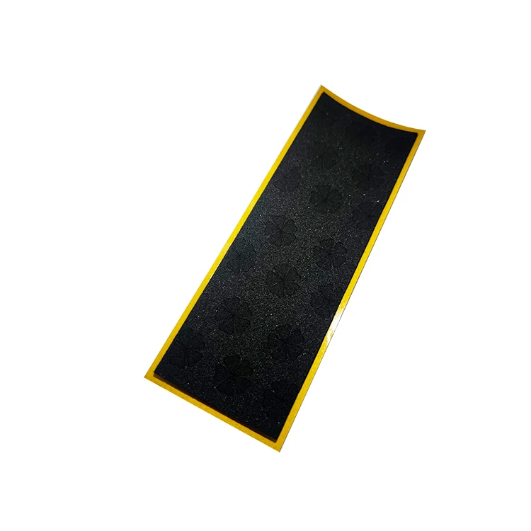 Customized Logo Black Fingerboard Grip 1mm Thick Foam Tape With