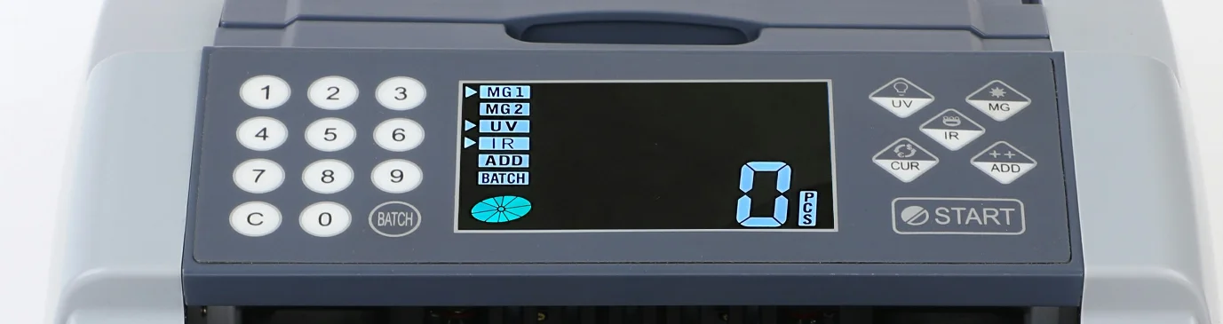 Счетчик денег с двойной мощностью портативная машина для счета счетчик