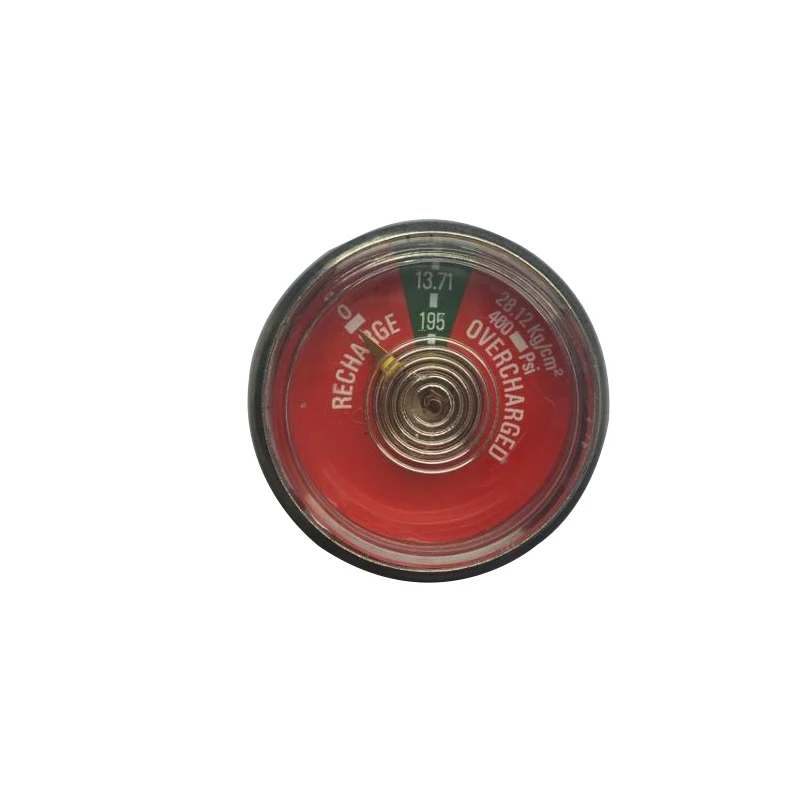 Manometer Pressure Gauge for ABC Powder Fire Extinguisher Dry Powder Fire Extinguisher With Manometer