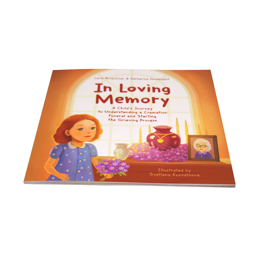 China Factory Price Custom and Print Soft Cover Paperback Children Picture Story Laminated Book Printing