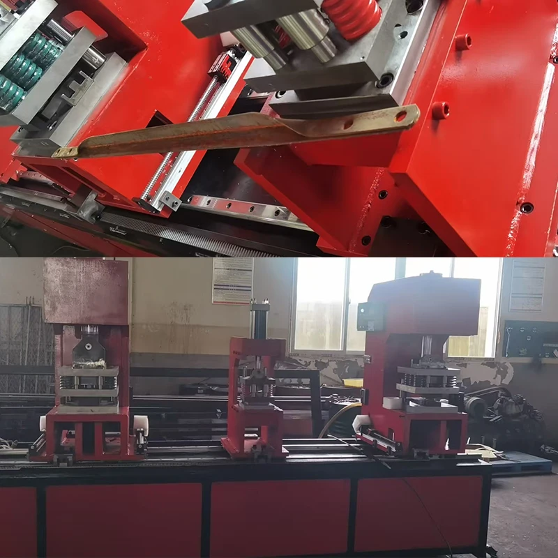 Multi-Function CNC Automatic Scaffolding Cross Brace Pressing and ...