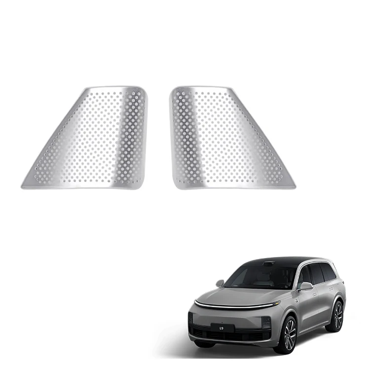 Car A-Pillar Triangle Horn Cover for Lixiang L9 Accessories Stainless Steel Speaker Tweeter Decorative Cover Interior Accessory
