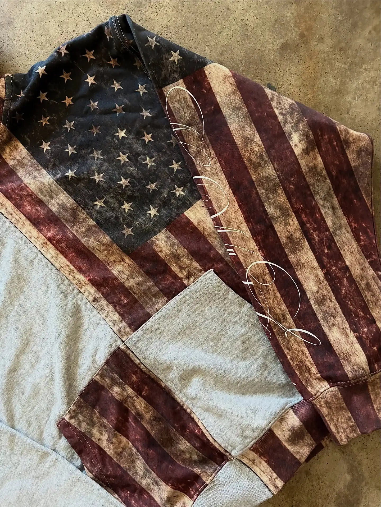 Custom Manufacturer 100% Cotton Zipper Applique Stitching Heavyweight Distressed Patch Cut and Sew Patchwork Men Zip up Hoodie gallery 3