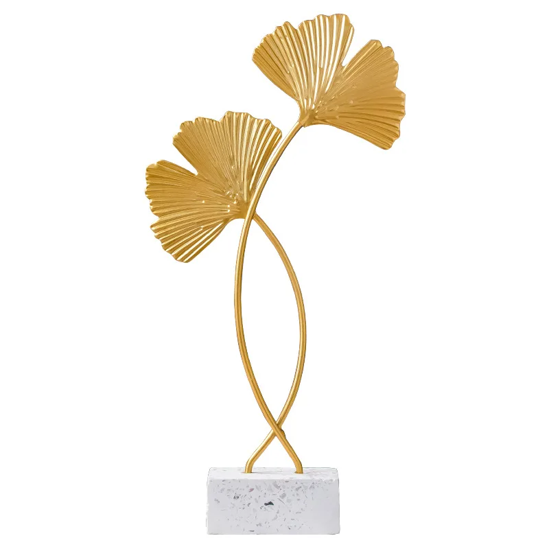 metal ginkgo leaf home  minimalist for home table desk A