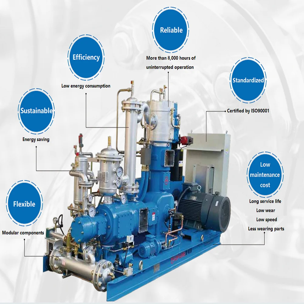 40 Bar Piston Air Compressor Designed For Pet Bottle Machine In Bottle ...