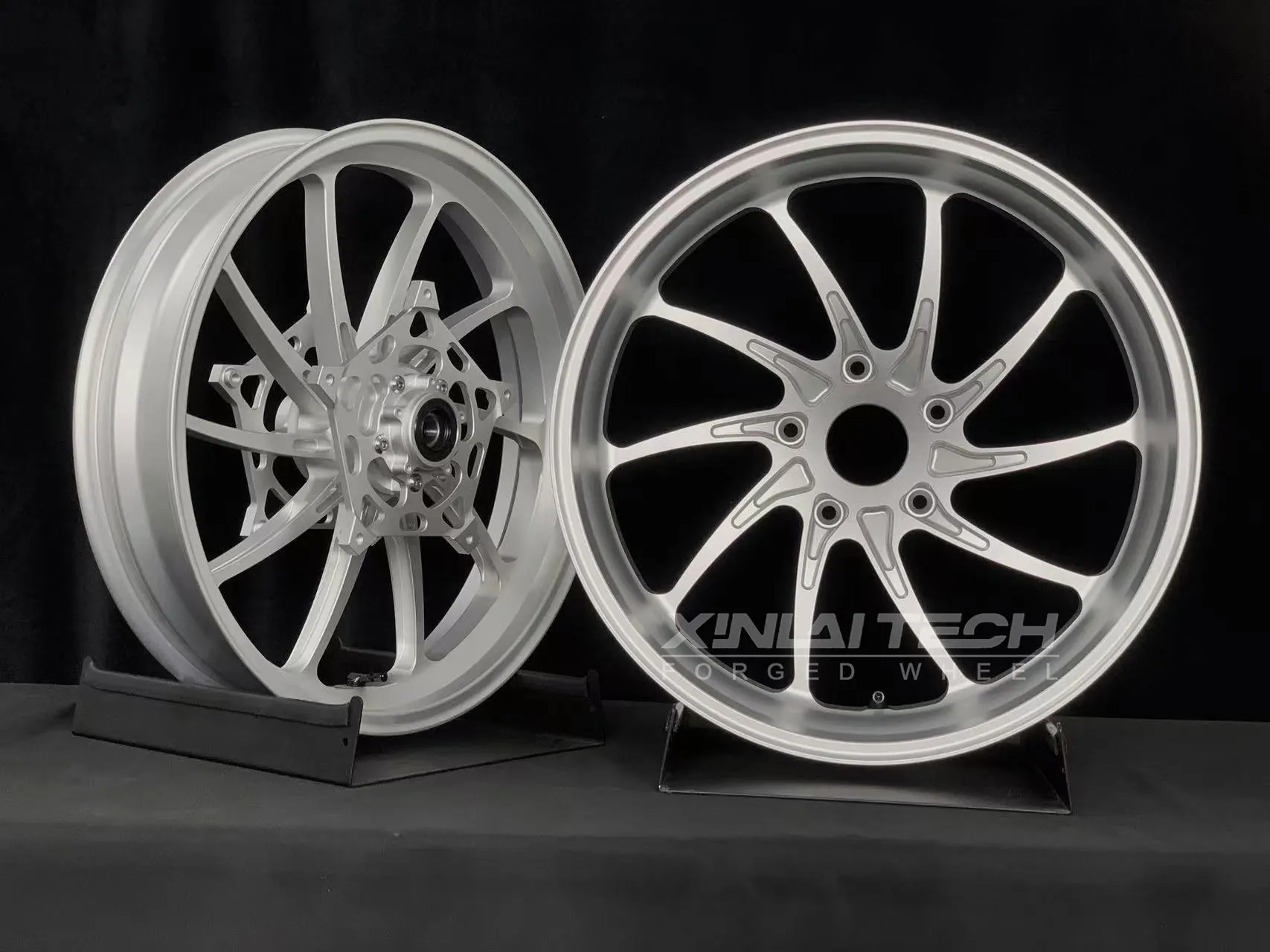 XL Custom Forged Anodized Motorcycle Wheels CNC Billet Alloy Rims Fit for BMW R1250RT Touring Motorcycle Front Rear Upgrade - Image 5