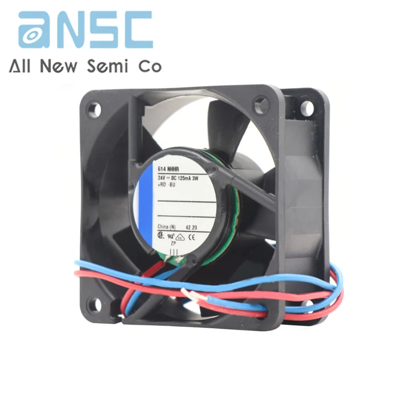 Original Axial flow fan 614NHHR 24V 3W 60*60*25mm 6850RPM Inverter fan