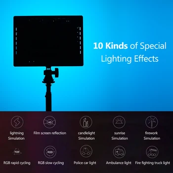 YONGNUO YN300 Air II RGB 3200K-5600K LED Video Light Panel Fill-in Lamp Remote Control for Studio Outdoor Portrait Photography detail image