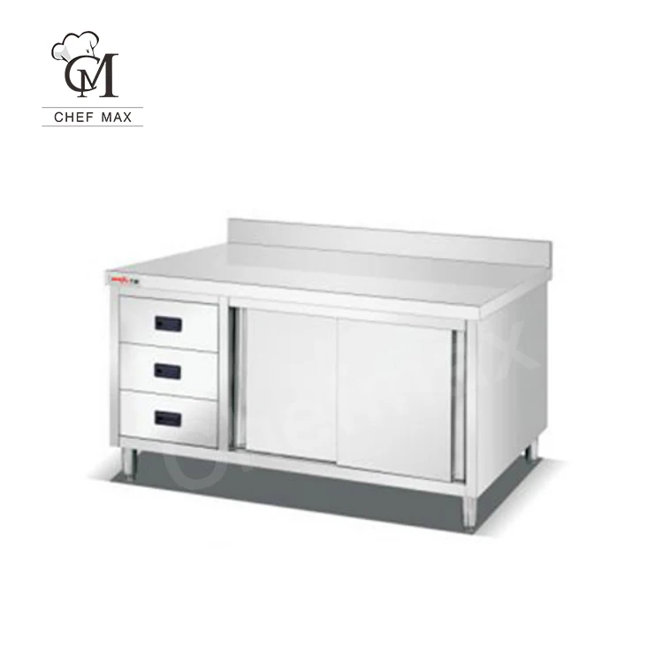 Commercial Kitchen Equipment Stainless Steel Food Storage Workingtable Without Refrigeration Buy Storage Workingtable China Industrial Chain Theme Restaurant Fast Food Snack Shop High Quality Food Storage Workingtable Chinese Professional New Design