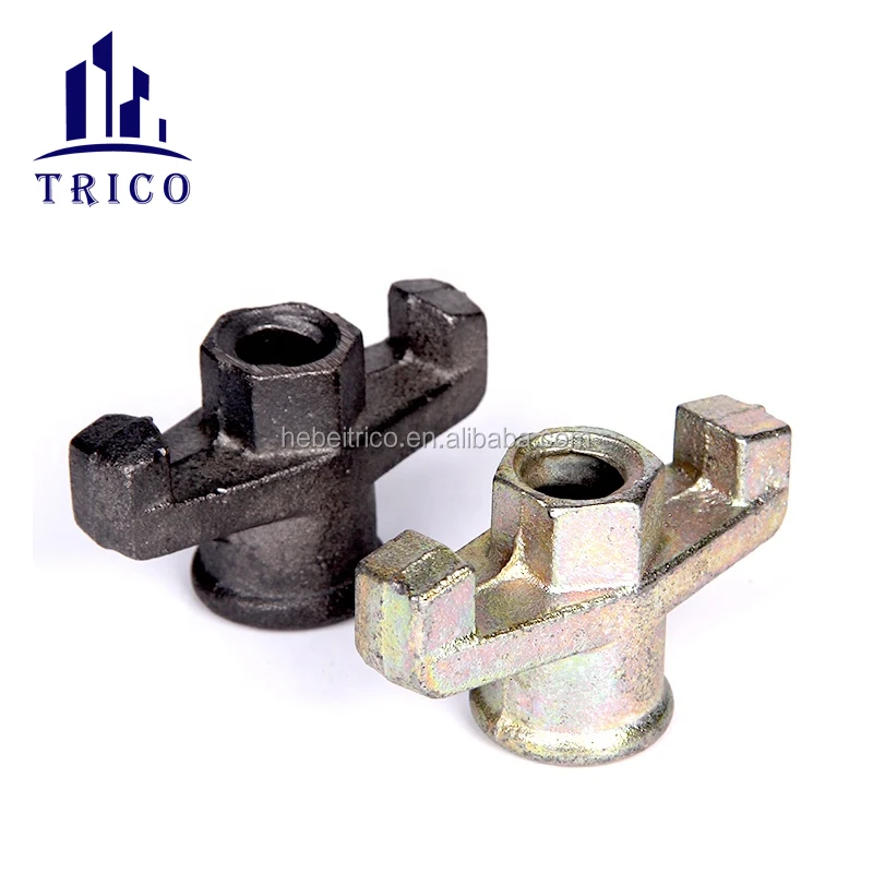 Formwork Tie Rod Water Stopper Water Barrier Nut,Steel Tie Rod,Cast Iron  Tie Nut Anchor Nut Wing Nut