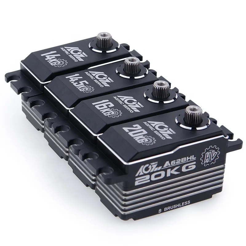 Цифровой бесщеточный низкопрофильный сервопривод AGFRC A62BLS с крутящим моментом 14,5 кг для радиоуправляемых автомобилей