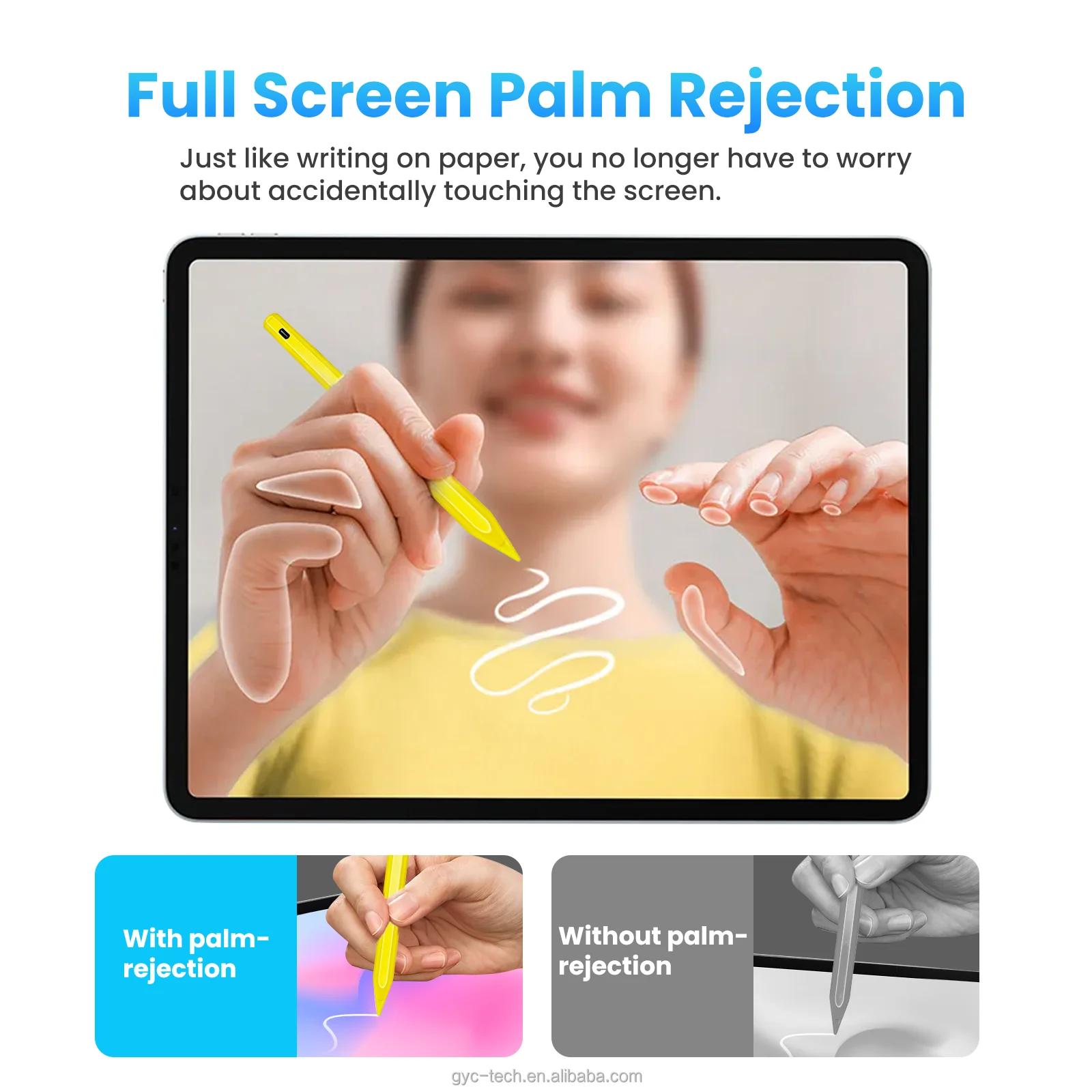 Custom Wireless Charging Stylus Pencil For Apple Soft Touch