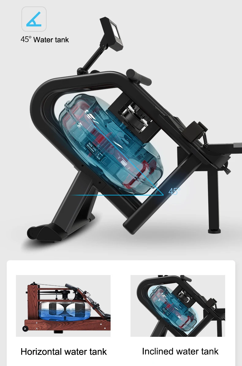 Гребной тренажер BunnyHi HCJ007 сталь 2020, оборудование для тренажерного зала