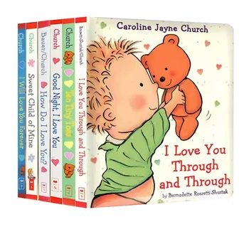 Hardcover Cartoon Children's English Picture Book Perfect Binding Early Education Scene Infants Enlightenment Book Printing