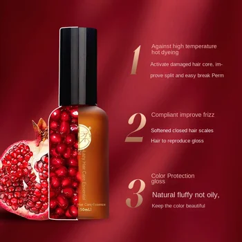 Professional Salon Pomegranate Seed Essential Oil Female Hair Care Moisturizing Improve Hair