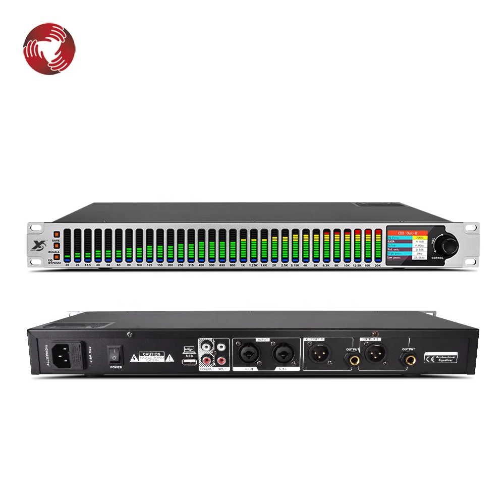Afstem Dum reservoir Wholesale LED graphic equalizer 31-band with PC software professional audio  equalizer From m.alibaba.com
