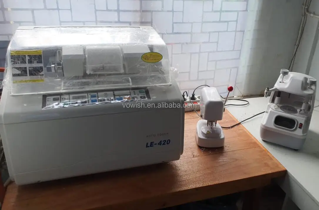 LE-320P Cheap Auto Lens Edger Optical Cutting Machine for Glass CR Lenses Cutter