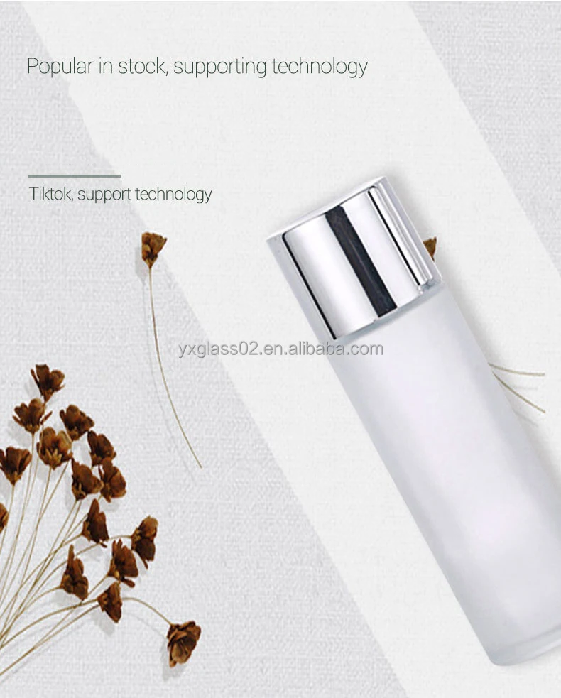 Cosmetic packaging bottle set new style skincare Fairy water series skin care toner lotion serum cosmetic glass packaging manufacture