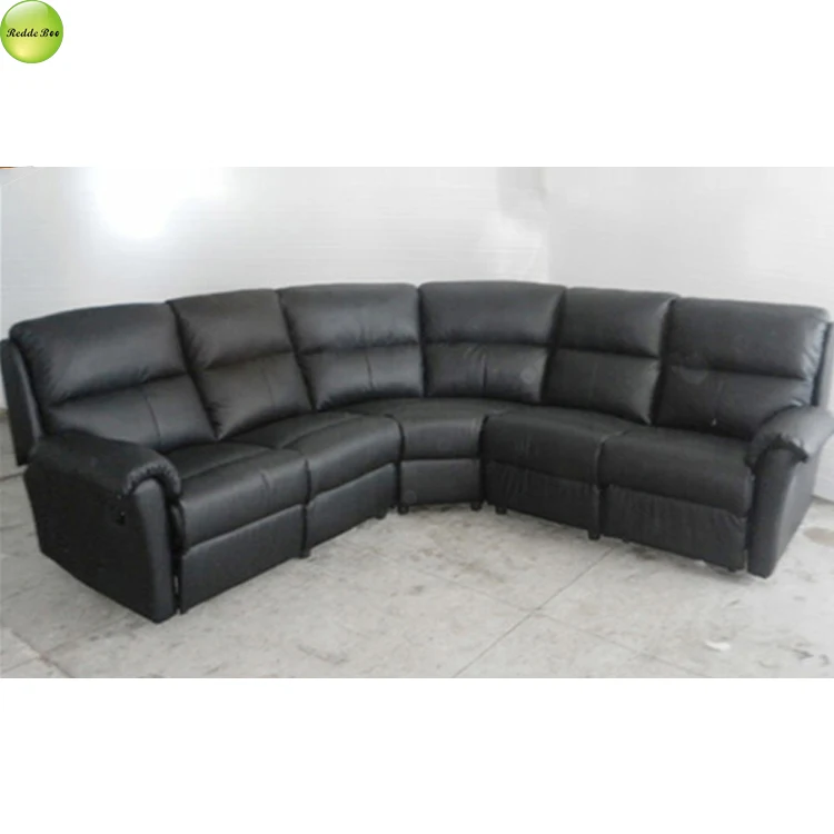 Tech Reclining Musical Recliner Sofa Leather or Fabric Corner Sofa Modern Sectional Recliner Sofa Set With Usb
