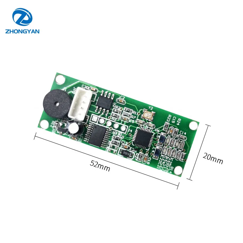 13.56MHz IC Read RFID NFC Chip Reader Module Small Size Access Control Card Reader USB RS232 UART Interface Internal Antenna