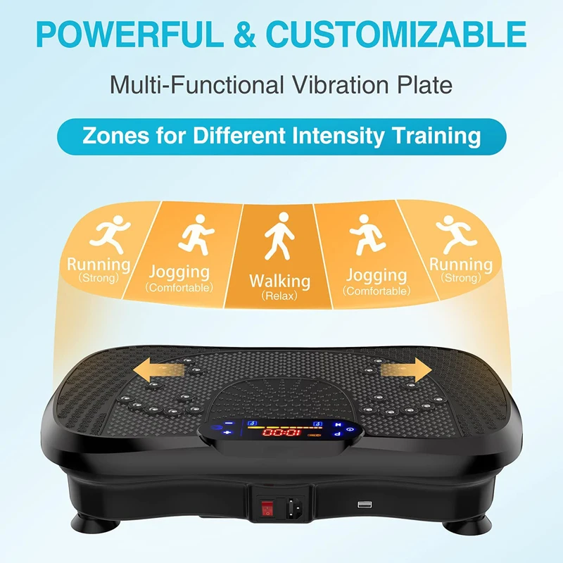 Todo Whole Body Vibration Plate Exercise Machine Plate Vibration With 500W/1000W/2000W
