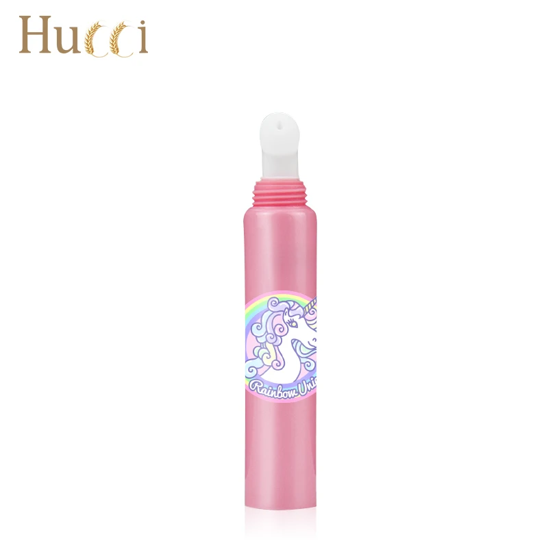 Customized 5ml 10ml 15ml Pink Lip Mask Tube With Slant Applicator Private Label Cosmetic Packaging Lip Oil Primer Mud Container