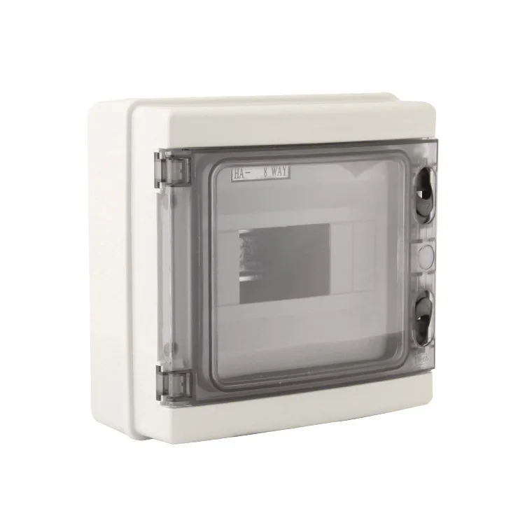 HA 8way  Fuse Box Electrical Distribution Boxes Junction Boxes for MCB Circuit Breaker Installation