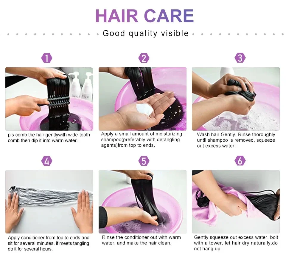 Extensii de coadă de cal cu cleme cu gheare, drepte și crețe, 100% păr uman, cu cleme, extensii de păr Yaki, 10-30 inci, păr Remy natural_voghion.com