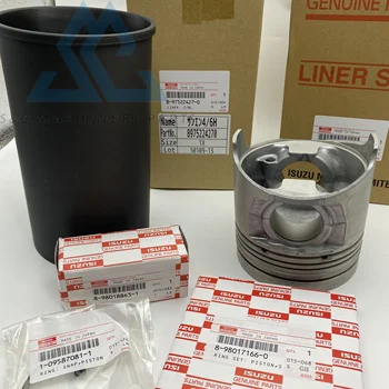 Genuine Cylinder liner Kit 1-87815910-0 187815-9100 1878159100 1-87813766-0 4HK1 6HK1 Cylinder liner for isuzu