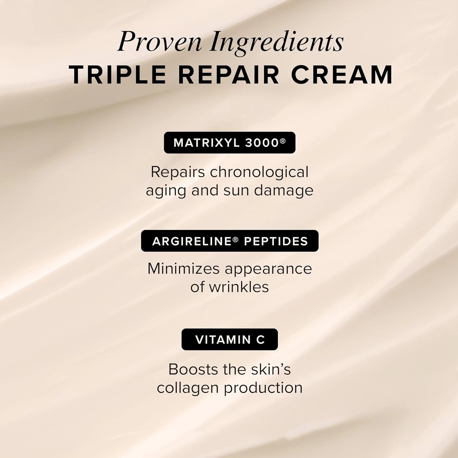 Private Label Anti-Aging Hydrating Matrixyl 3000 Cream Argireline Peptide with Vitamin C Hyaluronic Acid for Face