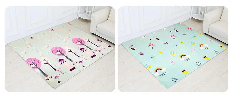 Baby xpe crawling baby foldable play mat Eco-friendly raw material folding play mat xpe factory