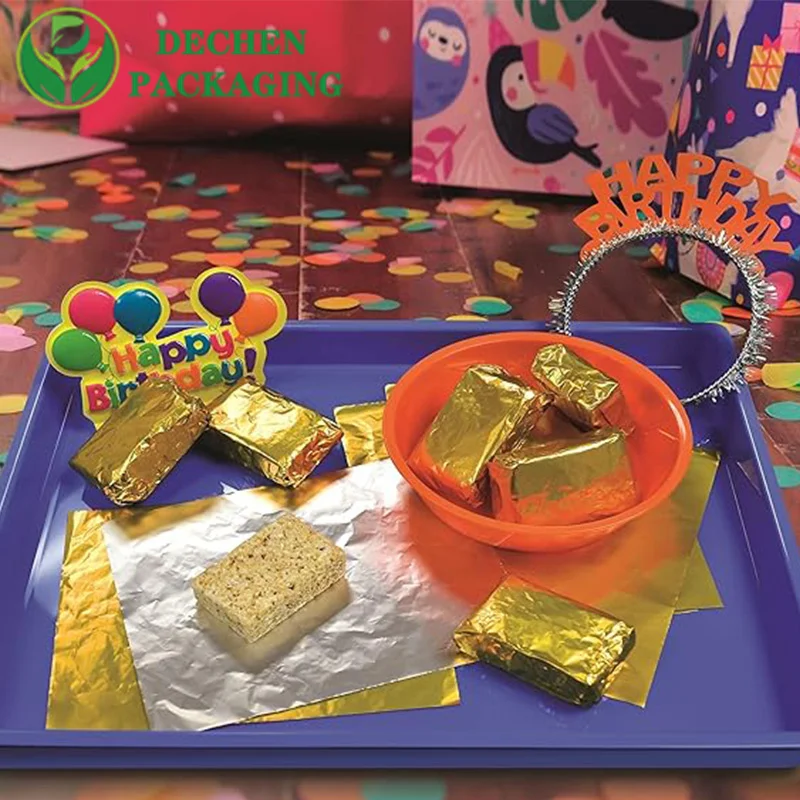 Affordable Wholesale Foil Laminated Cardboard Paperbacked Foil For Chocolate