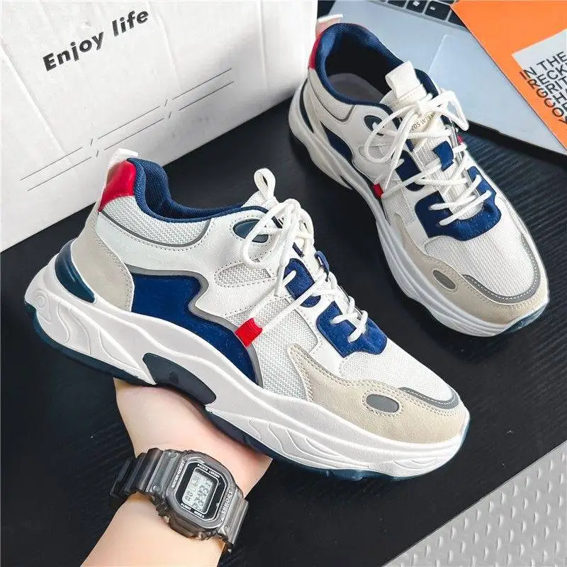 New Design Sport Fitness Shoes Lightweight Low Price Men Sneakers Running Casual Shoes