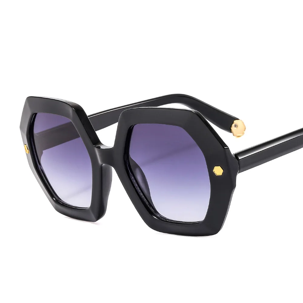 2024 New Irregular Hexagonal PC Sunglasses for Men and  display picture 3