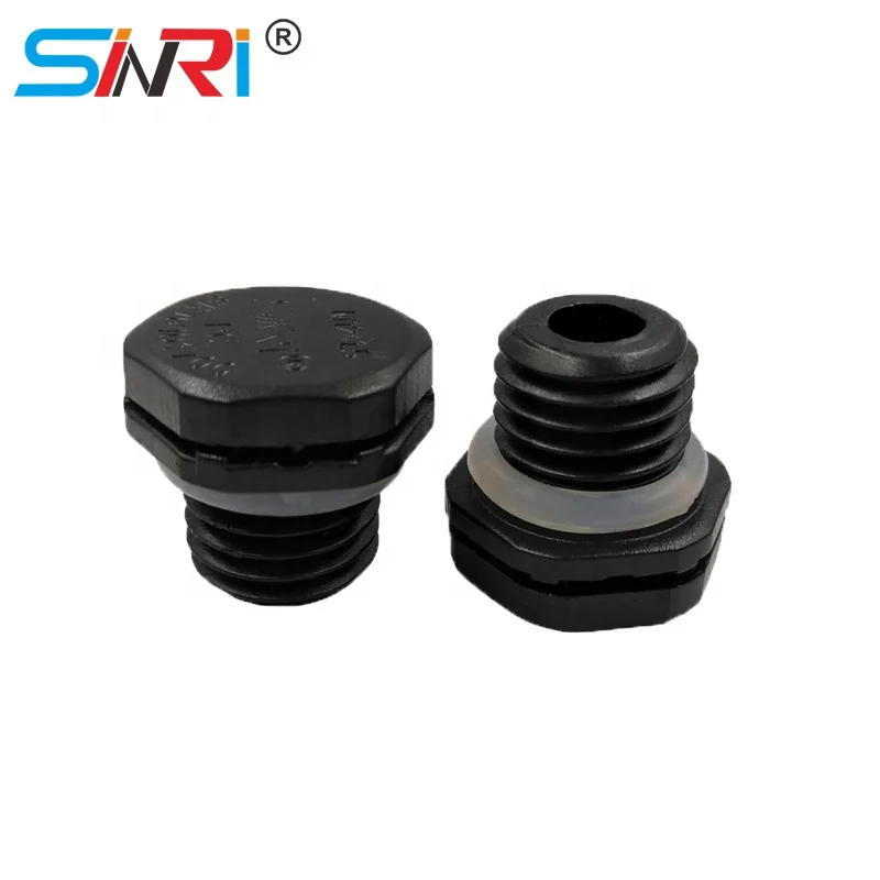 Sinri Durable M12 Lighting Venting Hydrophobic Breather Vent IP68 Waterproof Breathable Vent Plug