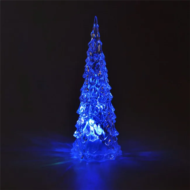 ロマンチックなクリスマスツリーの形 7 変色ちらつきledライト