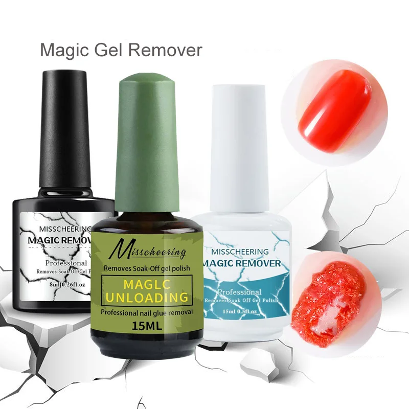 15ML Professional Magic Gel Remover Soak off Polish Removal Automatically Burst Varnish Removing Manicure