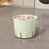 Small laundry basket, milk green milk