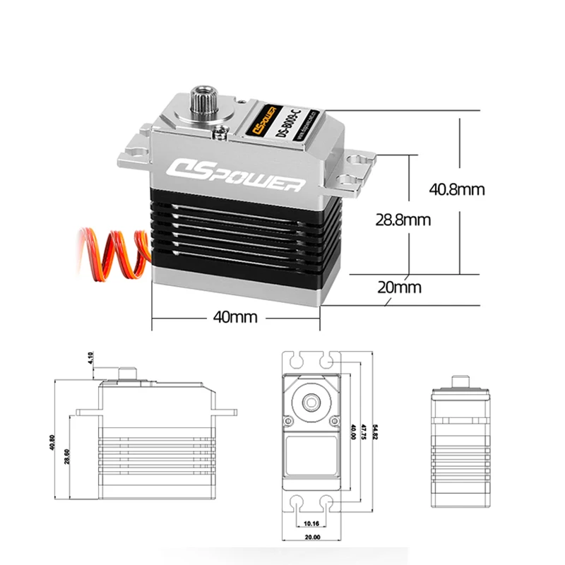 30 kg 360 Continuous Rotation Rotary Absolute Encoder 360 Servo Rc Jet Engine