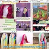 Peluca rubia 613