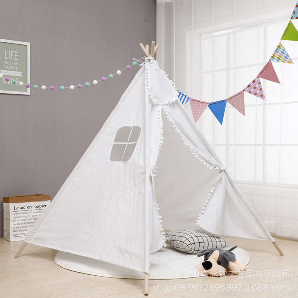 2020 новая вигвам палатка для детей девочек и мальчиков складные детские игровые палатки холст игровой домик игрушки для детей палатка //