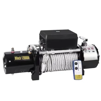 Low price wholesale 12V Wire Rope Electric Winch electric winch for off road pulling