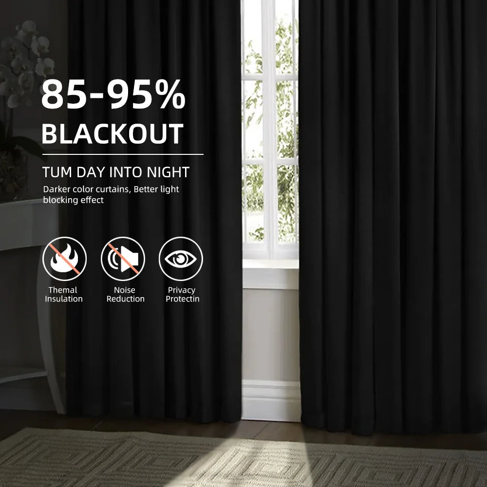 Design Decorative Electric Boosly Motorized Hotel Curtains Blackout Window Curtains with Pelmet Woven Technics